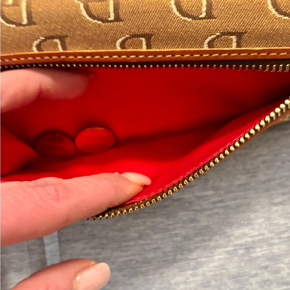 Dooney & Bourke Ivory and Brown Travel Bag - Picture 7 of 11